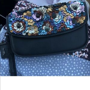 COACH 1941 Clutch With Leather Sequin NWT!